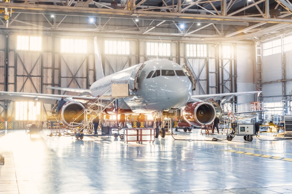 stock image of aircraft showcasing the rigorous manufacturing and testing processes that ensure quality in aerospace